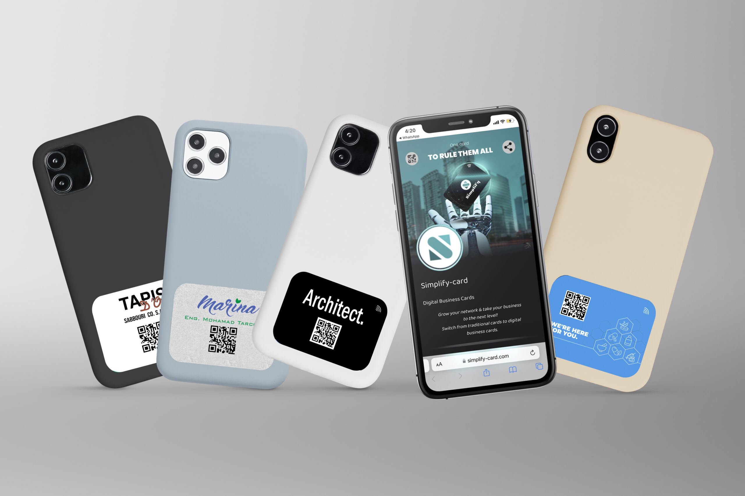 Mobile phone screen mockup digital device